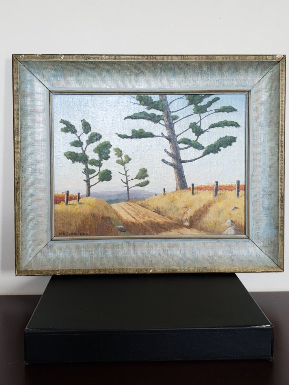 Vintage Modernist Painting- by H.H. Simmonds oil on canvasboard 12 x 16